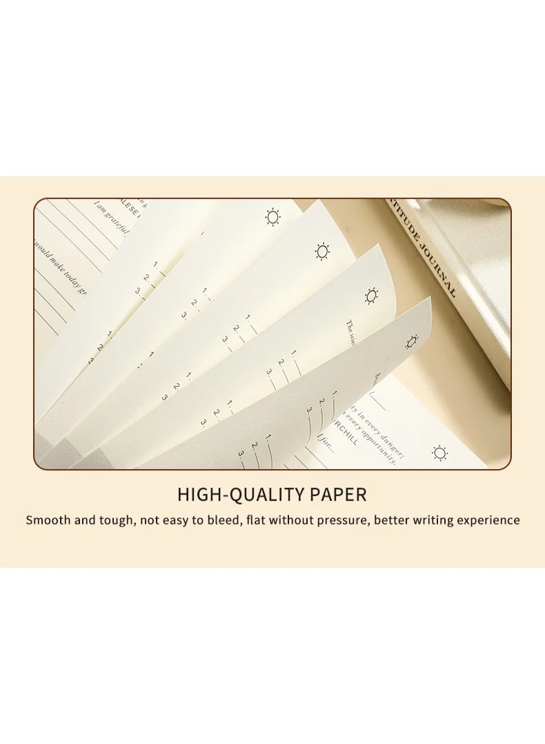 Sosha Elegance The Gratitude Journal – Ivory Edition